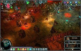 Terytorium jest gęsto usiane pentagramami z bardzo dobrze wyszkolonymi potworami - Misja 17 - Crystal Throne | Opis przejścia Dungeons - Dungeons - poradnik do gry