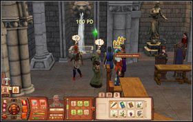 Po zbadaniu groty wracamy do zamku i meldujemy się - Dzień Bibelotów | Misje w The Sims Średniowiecze - The Sims: Średniowiecze - poradnik do gry