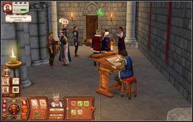 Czarodziej otrzyma wybór - ćwiczyć gotowanie lub użyć wyobraźni (w pierwszym z nich będziemy musieli coś ugotować) - Gastrofestiwal albo Katastrofa | Misje w The Sims Średniowiecze - The Sims: Średniowiecze - poradnik do gry