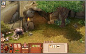 Gdy przybędzie sprzedawca rudy sprawdzamy jego towary - oglądamy Rzadki Minerał - Krabi Bandyta | Misje w The Sims Średniowiecze - The Sims: Średniowiecze - poradnik do gry