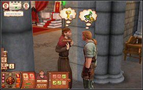 Po oddaniu kociołka i rozmowie z Królem dostaniemy do wyboru projekt (wybieramy którykolwiek) - Niezrównane Ostrze | Misje w The Sims Średniowiecze - The Sims: Średniowiecze - poradnik do gry