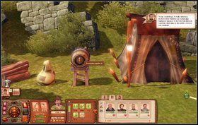 Trzy sery i mięso z dzika zdobędziemy oczywiście w Kramie Wiejskim - Nowe Gangi Korsarzyny | Misje w The Sims Średniowiecze - The Sims: Średniowiecze - poradnik do gry