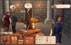 Żeby uczcić wygraną warzymy napitek w pobliskiej beczułce - wystarczy zwykły syrop - Nowy Wspaniały Świat; O, Fortuna | Misje w The Sims Średniowiecze - The Sims: Średniowiecze - poradnik do gry