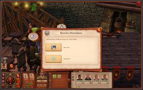 W późniejszej części będziemy mogli dać wieśniakom więcej pieniędzy (i zakończyć zadanie) lub utrzeć im nosa (dać nauczkę) - Rewolta Wieśniaków | Misje w The Sims Średniowiecze - The Sims: Średniowiecze - poradnik do gry