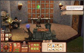 Żeby wypełnić zadanie powściekaj się na morze musimy kliknąć na molo koło statku i wybrać odpowiednią opcję - Smok z Miasta... (2) | Misje w The Sims Średniowiecze - The Sims: Średniowiecze - poradnik do gry