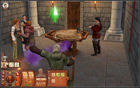 Teraz trzeba wezwać dżina w zwierciadle - jeśli brakuje go w wieży to można je po prostu kupić - Zaginione Dziecko; Zawartość- Dżin | Misje w The Sims Średniowiecze - The Sims: Średniowiecze - poradnik do gry