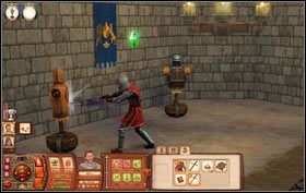 Rycerz: Podziwiamy miecz klikając na niego w ekwipunku - Zniewolnik | Misje w The Sims Średniowiecze - The Sims: Średniowiecze - poradnik do gry