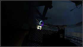 Niech drugi robot przejdzie na drugą stronę i postawi błękitny portal pod schodami [1] - Rozdział 5 - Żele mobilności (4) | Tryb współpracy Portal 2 - Portal 2 - poradnik do gry