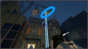 Na powstałą kładkę powinien wejść drugi robot - Rozdział 5 - Żele mobilności (2) | Tryb współpracy Portal 2 - Portal 2 - poradnik do gry