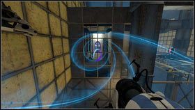 Powstały tunel zabierze roboty na drugi koniec przepaści - Rozdział 4 - Świetlna bariera (3) | Tryb współpracy Portal 2 - Portal 2 - poradnik do gry