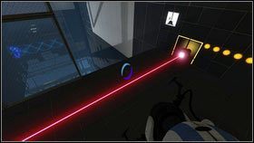 Wystarczy teraz wejść na katapultę i przechwycić przedmiot - Rozdział 4 - Świetlna bariera (1) | Tryb współpracy Portal 2 - Portal 2 - poradnik do gry