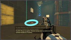 Będąc na górze, niech umieści błękitną dziurę na platformie naprzeciwko [1] - Rozdział 4 - Świetlna bariera (1) | Tryb współpracy Portal 2 - Portal 2 - poradnik do gry