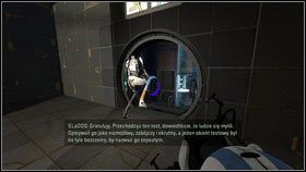 Błękitny powinien zostać umieszczony niedaleko pomarańczowej maszyny [1] - Rozdział 3 - Świetlna bariera (2) | Tryb współpracy Portal 2 - Portal 2 - poradnik do gry