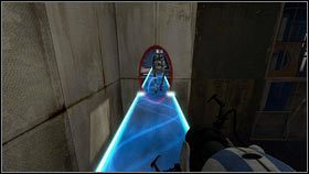 Niebieski robot musi do niej wejść - Rozdział 3 - Świetlna bariera (1) | Tryb współpracy Portal 2 - Portal 2 - poradnik do gry