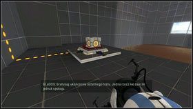 W tym samym czasie jego kompan musi stworzyć jedne portal na panelu nad swoją głową, a drugi na płaszczycie na lewo od wejścia [1] - Rozdział 2 - Masa i prędkość (2) | Tryb współpracy Portal 2 - Portal 2 - poradnik do gry