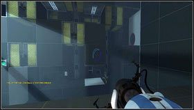 Przedostań się wysokim robotem w jej lewy-górny róg, przy pomocy portali [1] - Rozdział 1 - Tworzenie zespołu (3) | Tryb współpracy Portal 2 - Portal 2 - poradnik do gry