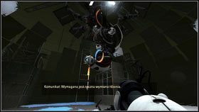 Wbiegnij szybko do środka i podnieś robota w trakcie lotu [1] - Rozdział 9 - Teraz musi Cię zabić (3) | Opis przejścia Portal 2 - Portal 2 - poradnik do gry
