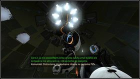 Chwyć teraz małego robota [1], a następnie umieść go na Wheatleyu [2] - Rozdział 9 - Teraz musi Cię zabić (3) | Opis przejścia Portal 2 - Portal 2 - poradnik do gry