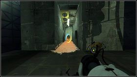 Idąc prosto dojdziesz do miejsca ze zniszczoną ścianą [1] - Rozdział 9 - Teraz musi Cię zabić (2) | Opis przejścia Portal 2 - Portal 2 - poradnik do gry