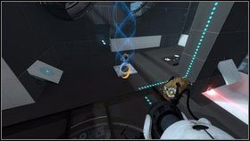 Gdy skończysz, stwórz portal pod skrzynką blokującą wiązkę lasera [1] - Rozdział 8 - Swędzenie (4) | Opis przejścia Portal 2 - Portal 2 - poradnik do gry
