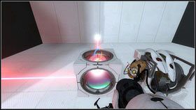 Możesz teraz użyć katapulty i przelecieć do kolejnej skrzynki [1] - Rozdział 8 - Swędzenie (4) | Opis przejścia Portal 2 - Portal 2 - poradnik do gry