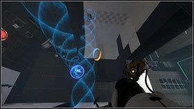 Stwórz teraz pionowy promień przed czerwonym podestem [1] - Rozdział 8 - Swędzenie (2) | Opis przejścia Portal 2 - Portal 2 - poradnik do gry