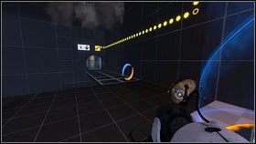 Doprowadź pudło na górę, przenieś na szachownicę, a następnie skieruj na czerwony podest [1] - Rozdział 8 - Swędzenie (1) | Opis przejścia Portal 2 - Portal 2 - poradnik do gry