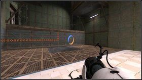 Możesz się teraz od niego odbić i w czasie lotu wcisnąć umieszczony we wnęce przycisk [1] - Rozdział 6 - Upadek (4) | Opis przejścia Portal 2 - Portal 2 - poradnik do gry