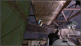 Drugi możesz postawić na ścianie na końcu chodnik [1] - Rozdział 6 - Upadek (3) | Opis przejścia Portal 2 - Portal 2 - poradnik do gry