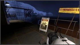 Otwórz stojące przed tobą drzwi [1], a następnie idź cały czas w lewo [2] - Rozdział 6 - Upadek (2) | Opis przejścia Portal 2 - Portal 2 - poradnik do gry