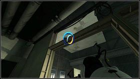 Zaraz przy wejściu stwórz jeden portal po prawej [1] - Rozdział 5 - Ucieczka (1) | Opis przejścia Portal 2 - Portal 2 - poradnik do gry