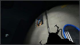 Po drugiej stronie stwórz jeden portal na ścianie przed tobą [1] - Rozdział 5 - Ucieczka (1) | Opis przejścia Portal 2 - Portal 2 - poradnik do gry