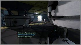 Po drugiej stronie chodnika, skręć w lewo i biegnij cały czas prosto, trzymając się krawędzi lokacji [1] - Rozdział 4 - Niespodzianka (2) | Opis przejścia Portal 2 - Portal 2 - poradnik do gry