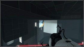 Żeby zakończyć etap, powtórz operację z portalem na niebieskim punkcie [1] - Rozdział 4 - Niespodzianka (1) | Opis przejścia Portal 2 - Portal 2 - poradnik do gry