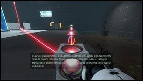 Wróć teraz po drugi sześcian i połóż w prawym rogu platformy [1] - Rozdział 4 - Niespodzianka (1) | Opis przejścia Portal 2 - Portal 2 - poradnik do gry