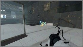 Po wciśnięciu guzika, pojawią się dwie skrzynki - Rozdział 4 - Niespodzianka (1) | Opis przejścia Portal 2 - Portal 2 - poradnik do gry