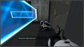 Musisz zrobić to w ten sposób, żeby odgrodzić się od wieżyczki [1] - Rozdział 3 - Powrót (4) | Opis przejścia Portal 2 - Portal 2 - poradnik do gry