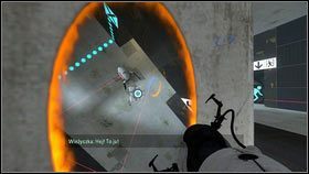 Ustaw go w ten sposób, żeby przeciwnik znajdował się na środku otworu [1] - Rozdział 3 - Powrót (3) | Opis przejścia Portal 2 - Portal 2 - poradnik do gry