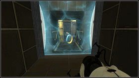 Za plecami powinieneś zobaczyć czerwony podest [1] - Rozdział 3 - Powrót (2) | Opis przejścia Portal 2 - Portal 2 - poradnik do gry