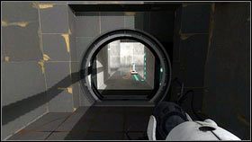 Po rozpoczęciu etapu idź cały czas prosto, aż dojdziesz do zepsutych drzwi - Rozdział 3 - Powrót (2) | Opis przejścia Portal 2 - Portal 2 - poradnik do gry