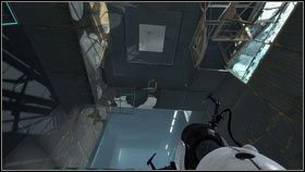 Po wejściu do pomieszczenia testowego trzykrotnie użyj katapulty stojącej na środku [1] - Rozdział 3 - Powrót (1) | Opis przejścia Portal 2 - Portal 2 - poradnik do gry