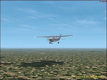 Na kursie do Jędrzejowa - Przelot - Lot - Microsoft Flight Simulator 2002 Professional Edition - poradnik do gry