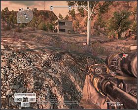 Dopiero teraz zajmij się oczyszczeniem zabudowań zlokalizowanych na wschód stąd - Misja 9 - Vantage Point (1) - Opis przejścia gry - Operation Flashpoint: Red River - poradnik do gry