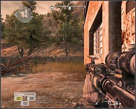 Na wzgórze proponuję wyjść dopiero po tym jak miniesz zabudowania, tak by zaatakować siły wroga od północnego-zachodu #1 - Misja 9 - Vantage Point (1) - Opis przejścia gry - Operation Flashpoint: Red River - poradnik do gry