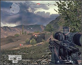 Wspomnianych wyżej przeciwników radzę zaatakować od południa, odnajdując po drodze składzik amunicji #1 - Misja 8 - 1st and 10, Lets Do It Again (2) - Opis przejścia gry - Operation Flashpoint: Red River - poradnik do gry