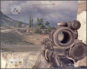 Spodziewaj się zmasowanego ataku sił przeciwnika #1, połączonego z koniecznością radzenia sobie z ograniczoną widocznością - Misja 7 - Line in the Sand (2) - Opis przejścia gry - Operation Flashpoint: Red River - poradnik do gry