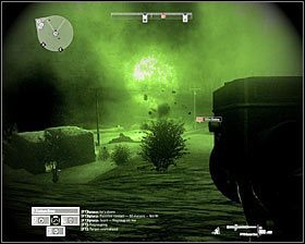 Wstań gdy tylko usłyszysz eksplozję informującą o tym, że wrogi łazik najechał na rozłożoną wcześniej minę - Misja 6 - Careful What You Wish For... (2) - Opis przejścia gry - Operation Flashpoint: Red River - poradnik do gry