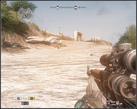 Nowy cel to baza zlokalizowana na południowym wzgórzu #1 - Misja 4 - Almost Too Easy (2) - Opis przejścia gry - Operation Flashpoint: Red River - poradnik do gry