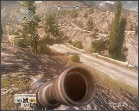 Kłopotów należy spodziewać się dopiero po dotarciu do budynków najbardziej wysuniętych na wschód, a to dlatego, że przy jednym z nich ukrywa się wrogi snajper #1 - Misja 4 - Almost Too Easy (2) - Opis przejścia gry - Operation Flashpoint: Red River - poradnik do gry