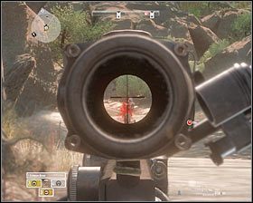 Zachowaj szczególną ostrożność po dotarciu do miejsca, w którym ścieżka zakręca na północ #1 - Misja 4 - Almost Too Easy (1) - Opis przejścia gry - Operation Flashpoint: Red River - poradnik do gry